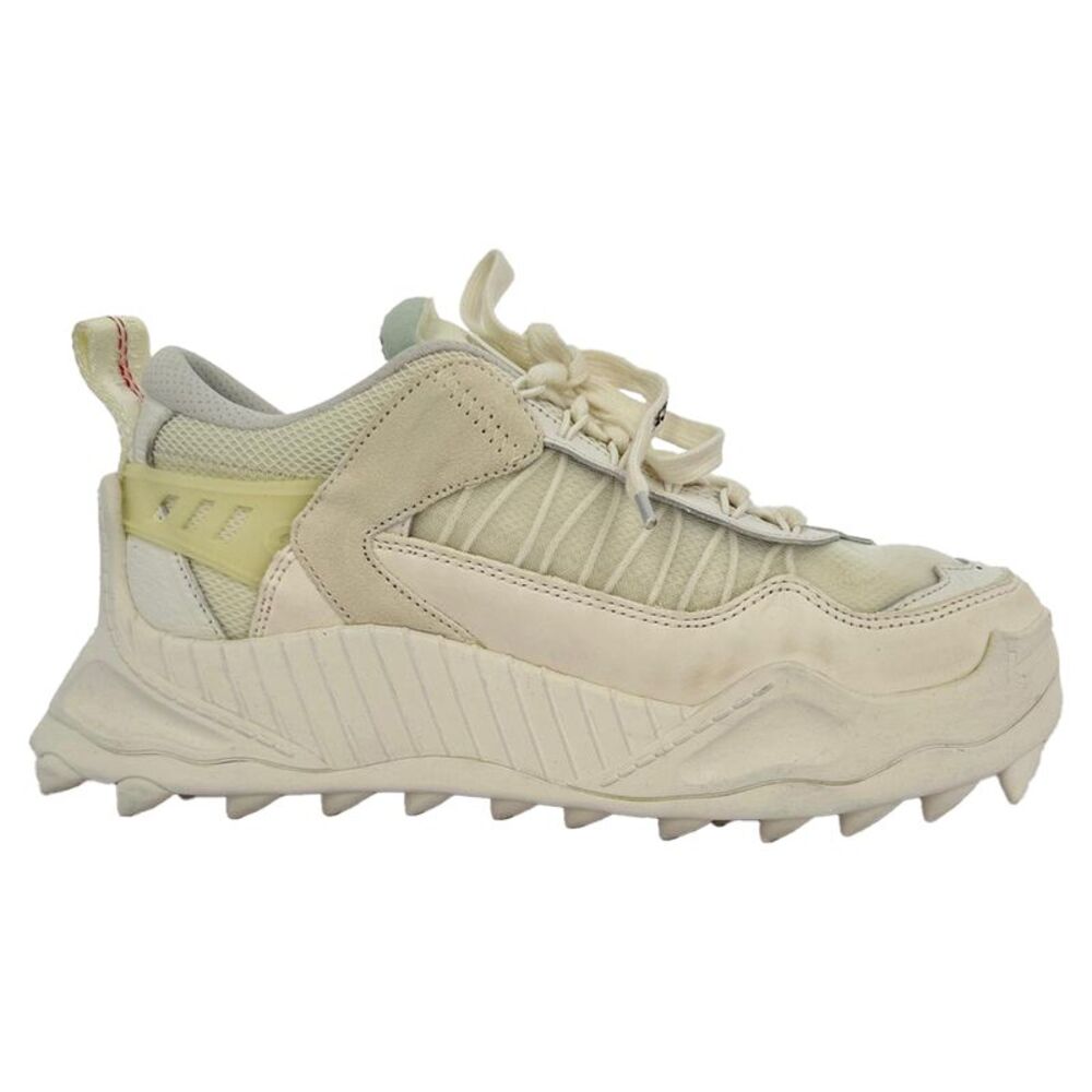 Off-White Odsy 1000 Sneakers in Cream Polyester
